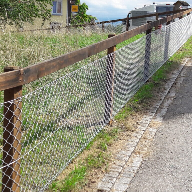 Diagonalgeflecht Holzzaun (Nr. 23)